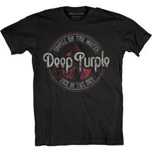 Deep Purple - Smoke Circle Uni Bl ryhmässä MERCHANDISE / T-paita / Hårdrock @ Bengans Skivbutik AB (5539449r)