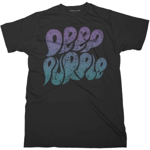 Deep Purple - Bubble Logo Uni Bl ryhmässä MERCHANDISE / T-paita / Hårdrock @ Bengans Skivbutik AB (5539450r)