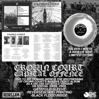 Crown Court - Capital Offence (Silver/White Swirl ryhmässä VINYYLI / Pop-Rock @ Bengans Skivbutik AB (5539562)