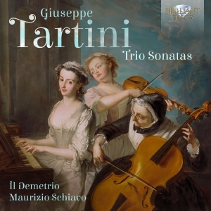 Il Demetrio Maurizio Schiavo - Tartini: Trio Sonatas ryhmässä ME SUOSITTELEMME / Perjantain julkaisut / Fredag den 7:e Juni 2024 @ Bengans Skivbutik AB (5540041)