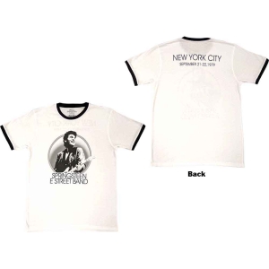 Bruce Springsteen - Nyc Ringer Uni Wht    S ryhmässä MERCHANDISE / T-paita / Pop-Rock @ Bengans Skivbutik AB (5540644r)