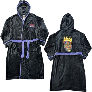 Biggie Smalls - Crown Uni Bl Bath Robe: ryhmässä MERCHANDISE / Merch / Hip Hop-Rap @ Bengans Skivbutik AB (5540794r)