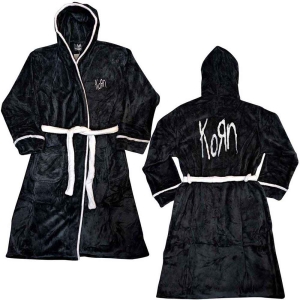 Korn - Logo Uni Bl Bath Robe:  ryhmässä MERCHANDISE / Merch / Hårdrock @ Bengans Skivbutik AB (5540799r)