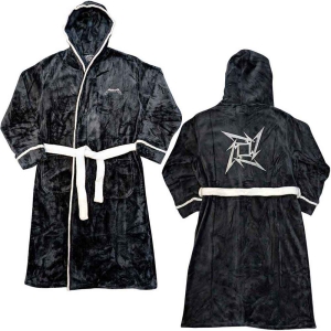 Metallica - Load/Reload Star Uni Bl Bath Robe: ryhmässä MERCHANDISE / Merch / Hårdrock @ Bengans Skivbutik AB (5540801r)