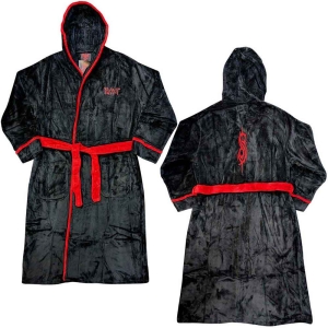 Slipknot - Logo & Tribal S Uni Bl Bath Robe: ryhmässä MERCHANDISE / Merch / Hårdrock @ Bengans Skivbutik AB (5540807r)