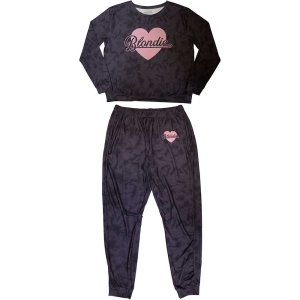 Blondie - Heart Of Glass Lady Purp Pyjamas: ryhmässä MERCHANDISE / Merch / Pop-Rock @ Bengans Skivbutik AB (5540902r)