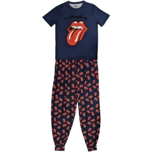 Rolling Stones - Classic Tongue Uni Navy Pyjamas: ryhmässä MERCHANDISE / Merch / Pop-Rock @ Bengans Skivbutik AB (5540916r)