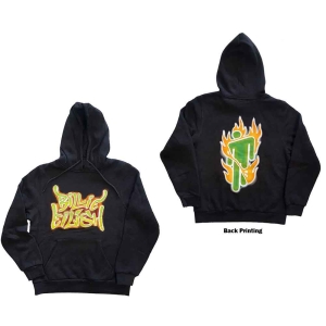 Billie Eilish - Airbrush Flames Blohsh Uni Hood ryhmässä MERCHANDISE / Hupparit / Pop-Rock @ Bengans Skivbutik AB (5541002r)