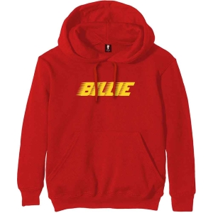 Billie Eilish - Racer Logo Fp Uni Red Hood:  S ryhmässä MERCHANDISE / Hupparit / Pop-Rock @ Bengans Skivbutik AB (5541007r)