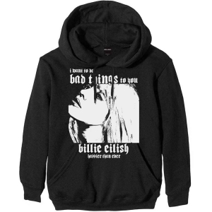 Billie Eilish - Bad Things Uni Bl Hood:  S ryhmässä MERCHANDISE / Hupparit / Pop-Rock @ Bengans Skivbutik AB (5541012r)