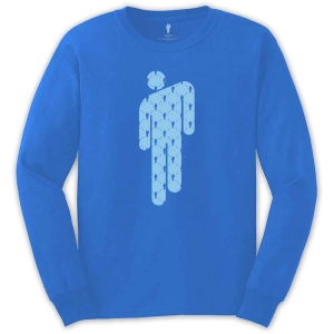 Billie Eilish - Manonman Uni Blue L/S:  S ryhmässä MERCHANDISE / Hupparit / Pop-Rock @ Bengans Skivbutik AB (5541017r)