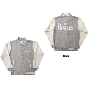 The Beatles - Drop T Logo Uni Grey/Wht Vj: ryhmässä MERCHANDISE / Merch / Pop-Rock @ Bengans Skivbutik AB (5541231r)