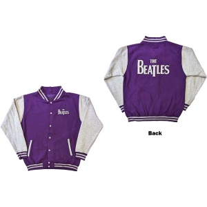 The Beatles - Drop T Logo Uni Purp/Grey Vj: ryhmässä MERCHANDISE / Merch / Pop-Rock @ Bengans Skivbutik AB (5541232r)