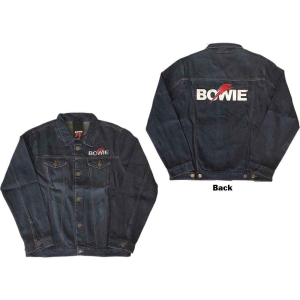 David Bowie - Flash Logo Uni Denim Jacket:  S ryhmässä MERCHANDISE / Merch / Pop-Rock @ Bengans Skivbutik AB (5541235r)