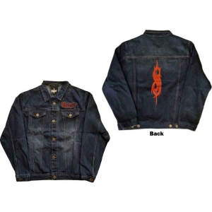 Slipknot - Tribal Logo Uni Denim Jacket:  ryhmässä MERCHANDISE / Merch / Hårdrock @ Bengans Skivbutik AB (5541259r)