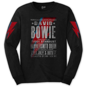 David Bowie - Hammersmith Odeon Uni Bl LongSleeve ryhmässä MERCHANDISE / Hupparit / Pop-Rock @ Bengans Skivbutik AB (5541400r)