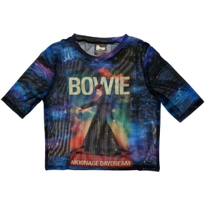 David Bowie - Moonage 11 Fade Lady Blue Mesh Crop:2Xs ryhmässä MERCHANDISE / Merch / Pop-Rock @ Bengans Skivbutik AB (5541402r)