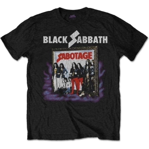 Black Sabbath - Vtge Sabotage Uni Bl    S ryhmässä MERCHANDISE / T-paita / Hårdrock @ Bengans Skivbutik AB (5541487)