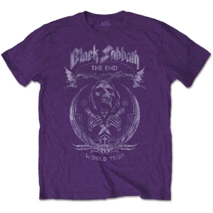 Black Sabbath - The End Mushroom Cloud Uni Purp    S ryhmässä MERCHANDISE / T-paita / Hårdrock @ Bengans Skivbutik AB (5541508r)