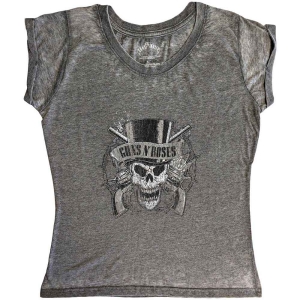 Guns N Roses - Faded Skull Bo Lady Char    S ryhmässä MERCHANDISE / T-paita / Hårdrock @ Bengans Skivbutik AB (5542202r)