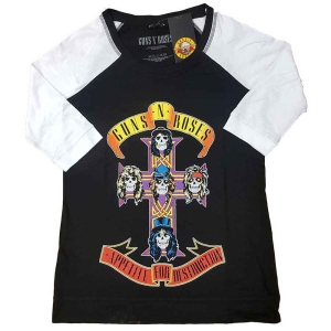 Guns N Roses - Appetite For Destruction Lady Bl/Wht Rag ryhmässä MERCHANDISE / T-paita / Hårdrock @ Bengans Skivbutik AB (5542212r)