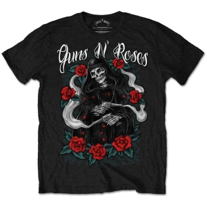 Guns N Roses - Roses Reaper Uni Bl    S ryhmässä MERCHANDISE / T-paita / Hårdrock @ Bengans Skivbutik AB (5542237r)