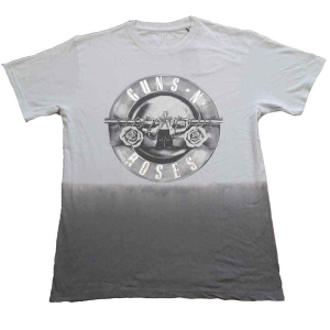 Guns N Roses - Tonal Bullet Uni Grey Dip-Dye    S ryhmässä MERCHANDISE / T-paita / Hårdrock @ Bengans Skivbutik AB (5542243r)