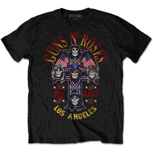 Guns N Roses - Cali '85 Uni Bl    S ryhmässä MERCHANDISE / T-paita / Hårdrock @ Bengans Skivbutik AB (5542244r)