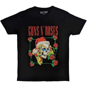 Guns N Roses - Holiday Skull Uni Bl    S ryhmässä MERCHANDISE / T-paita / Hårdrock @ Bengans Skivbutik AB (5542251r)