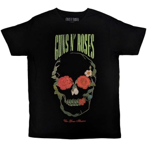 Guns N Roses - Rose Skull Uni Bl    S ryhmässä MERCHANDISE / T-paita / Hårdrock @ Bengans Skivbutik AB (5542255r)