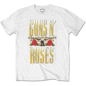 Guns N Roses - Big Guns Uni Wht  1Xl ryhmässä MERCHANDISE / T-paita / Hårdrock @ Bengans Skivbutik AB (5542267r)