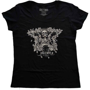 Guns N Roses - Skeleton Guns Lady Bl    S ryhmässä MERCHANDISE / T-paita / Hårdrock @ Bengans Skivbutik AB (5542268r)