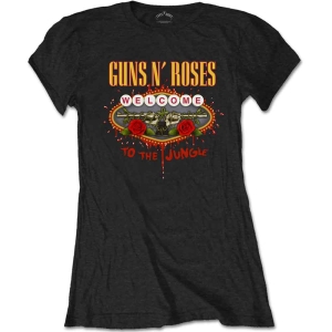 Guns N Roses - Welcome To The Jungle Lv Lady Bl    S ryhmässä MERCHANDISE / T-paita / Hårdrock @ Bengans Skivbutik AB (5542271r)