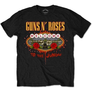 Guns N Roses - Welcome To The Jungle Lv Uni Bl    S ryhmässä MERCHANDISE / T-paita / Hårdrock @ Bengans Skivbutik AB (5542272r)