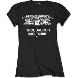 Guns N Roses - Troubadour Flyer Lady Bl    S ryhmässä MERCHANDISE / T-paita / Hårdrock @ Bengans Skivbutik AB (5542273r)