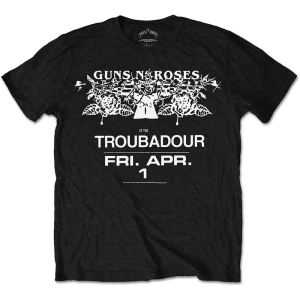 Guns N Roses - Troubadour Flyer Uni Bl    S ryhmässä MERCHANDISE / T-paita / Hårdrock @ Bengans Skivbutik AB (5542274r)