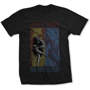 Guns N Roses - Use Your Illusion Uni Bl    S ryhmässä MERCHANDISE / T-paita / Hårdrock @ Bengans Skivbutik AB (5542291r)