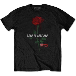 Guns N Roses - Used To Love Her Rose Uni Bl    S ryhmässä MERCHANDISE / T-paita / Hårdrock @ Bengans Skivbutik AB (5542293r)