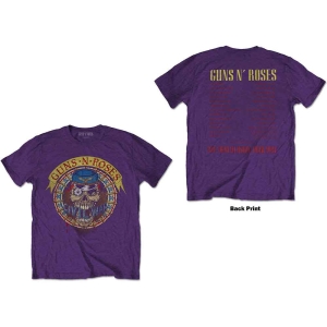 Guns N Roses - Skull Circle Uni Purp    L ryhmässä MERCHANDISE / T-paita / Hårdrock @ Bengans Skivbutik AB (5542303r)