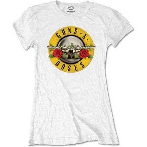 Guns N Roses - Packaged Classic Logo Lady Wht    S ryhmässä MERCHANDISE / T-paita / Hårdrock @ Bengans Skivbutik AB (5542315r)