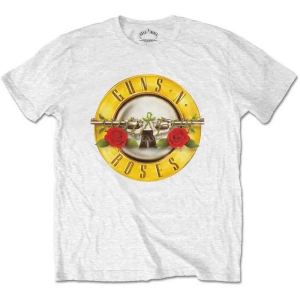 Guns N Roses - Packaged Classic Logo Uni Wht    S ryhmässä MERCHANDISE / T-paita / Hårdrock @ Bengans Skivbutik AB (5542316r)