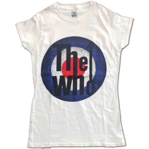 The Who - Vtge Target Lady Wht    M ryhmässä MERCHANDISE / T-paita / Pop-Rock @ Bengans Skivbutik AB (5542488)