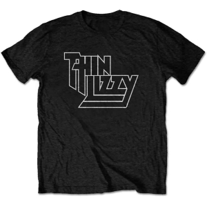 Thin Lizzy - Logo Uni Bl T-Shirt ryhmässä MERCHANDISE / T-paita / Hårdrock,Pop-Rock @ Bengans Skivbutik AB (5542567r)