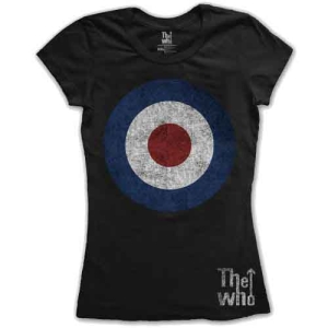 The Who - Target Distress Lady Bl    S ryhmässä MERCHANDISE / T-paita / Pop-Rock @ Bengans Skivbutik AB (5542584r)