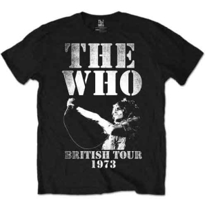 The Who - British Tour 1973 Uni Bl    S ryhmässä MERCHANDISE / T-paita / Pop-Rock @ Bengans Skivbutik AB (5542587r)