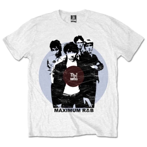 The Who - Maximum R&B Uni Wht    S ryhmässä MERCHANDISE / T-paita / Pop-Rock @ Bengans Skivbutik AB (5542594r)