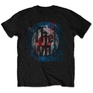 The Who - Target Texture Uni Bl    S ryhmässä MERCHANDISE / T-paita / Pop-Rock @ Bengans Skivbutik AB (5542595r)