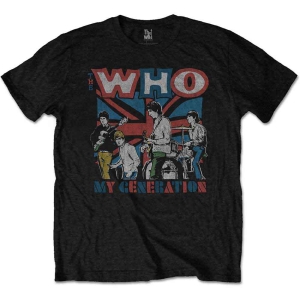 The Who - My Generation Sketch Uni Bl    S ryhmässä MERCHANDISE / T-paita / Pop-Rock @ Bengans Skivbutik AB (5542599r)