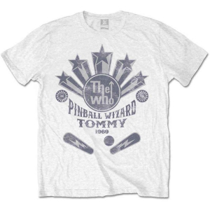 The Who - Packaged Pinball Wizard Flippers Uni Wht ryhmässä MERCHANDISE / T-paita / Pop-Rock @ Bengans Skivbutik AB (5542617r)