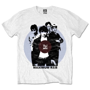 The Who - Packaged Maximum R&B Uni Wht    S ryhmässä MERCHANDISE / T-paita / Pop-Rock @ Bengans Skivbutik AB (5542619r)